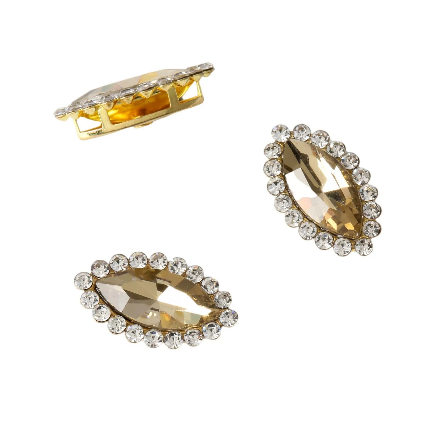 Luxury Crystal Rhinestone Hair Gems – Teardrop Glass Accessories