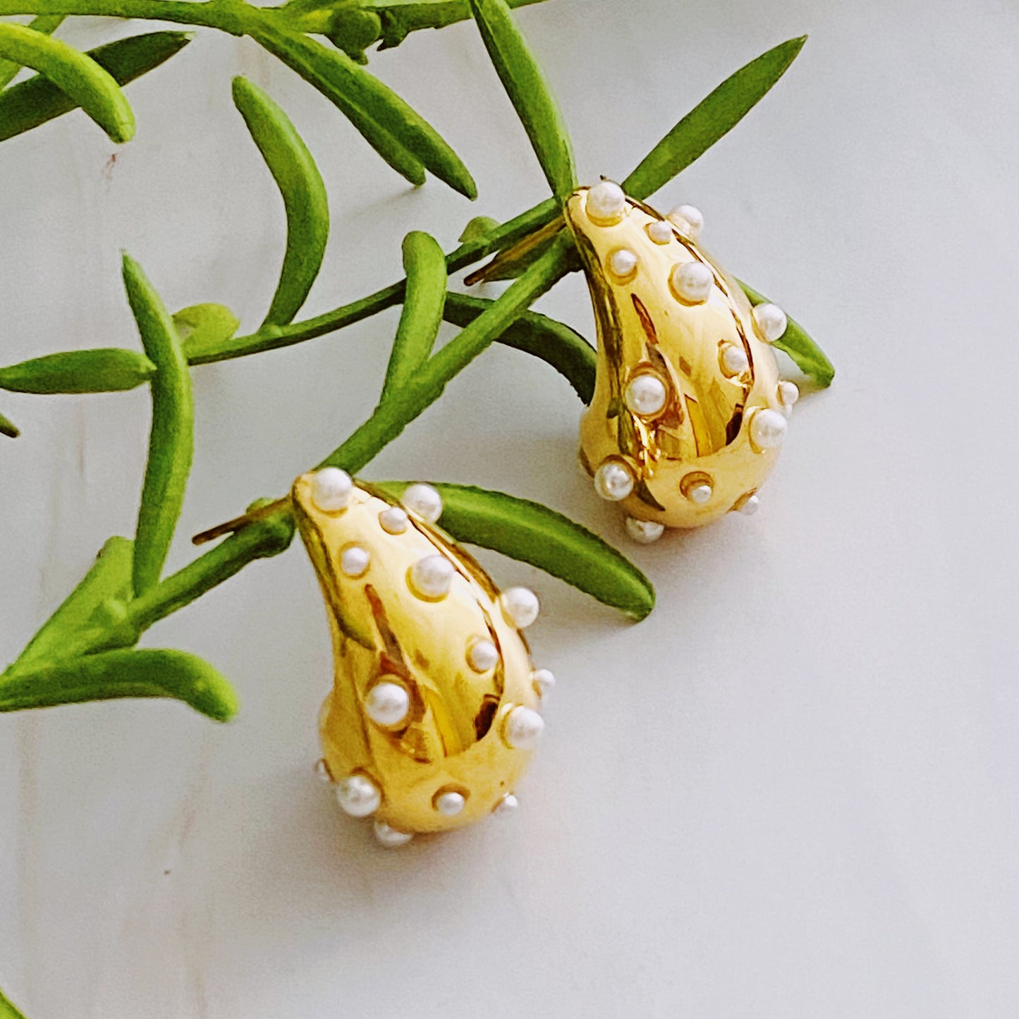 Glam Crystal Teardrop Earrings