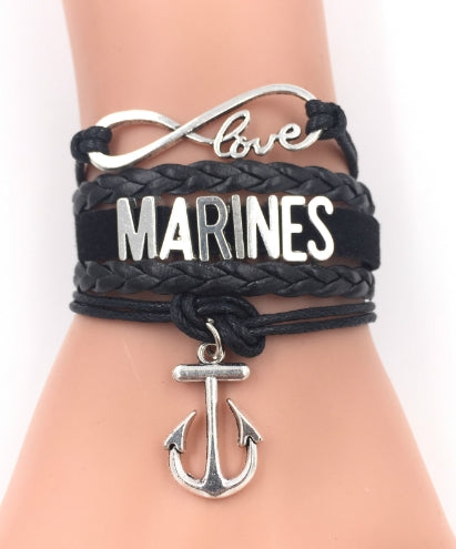Inspirational Woven Charm Bracelet – Adjustable Friendship & Motivation Bracelet