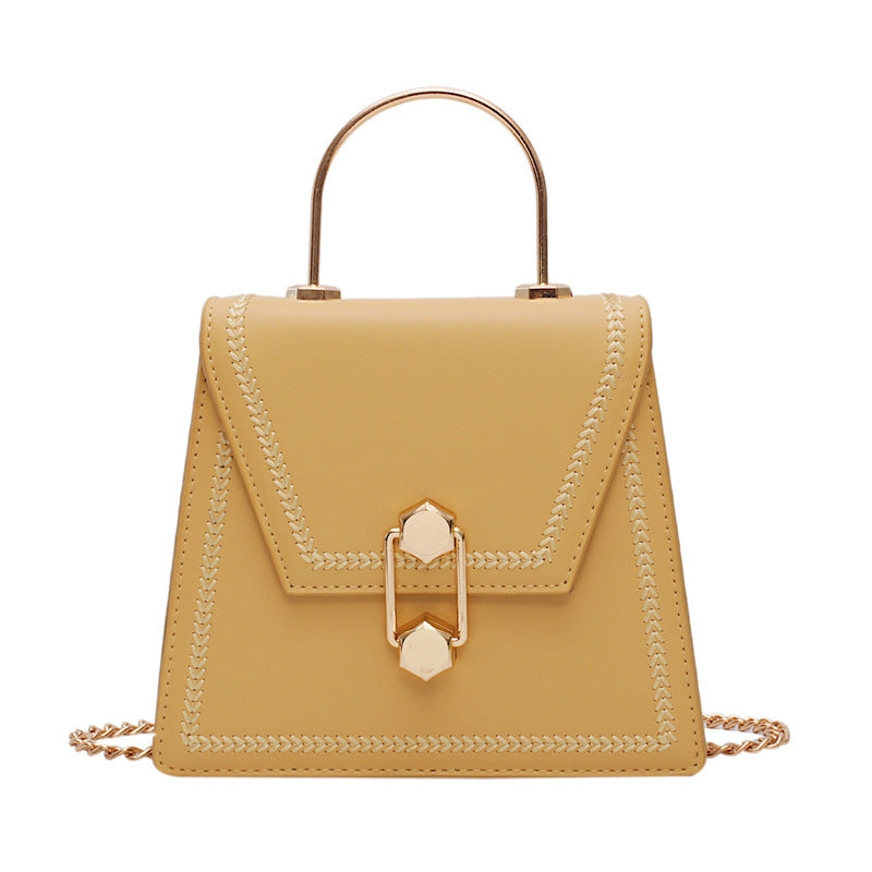 Luxury Chain Top Handle Messenger Handbag for Women
